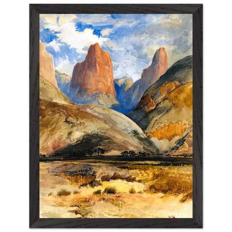 Colburns Butte South Utah by Thomas Moran — Framed art print at Zephyeer