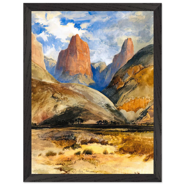 Colburns Butte South Utah by Thomas Moran — Framed art print at Zephyeer