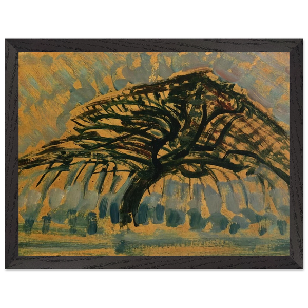 Study for Blue Apple Tree Series by Piet Mondrian — Framed art print at Zephyeer