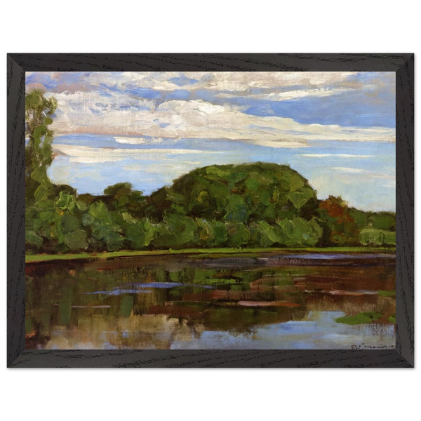 Geinrust Farm with Isolated Tree by Piet Mondrian — Framed art print at Zephyeer