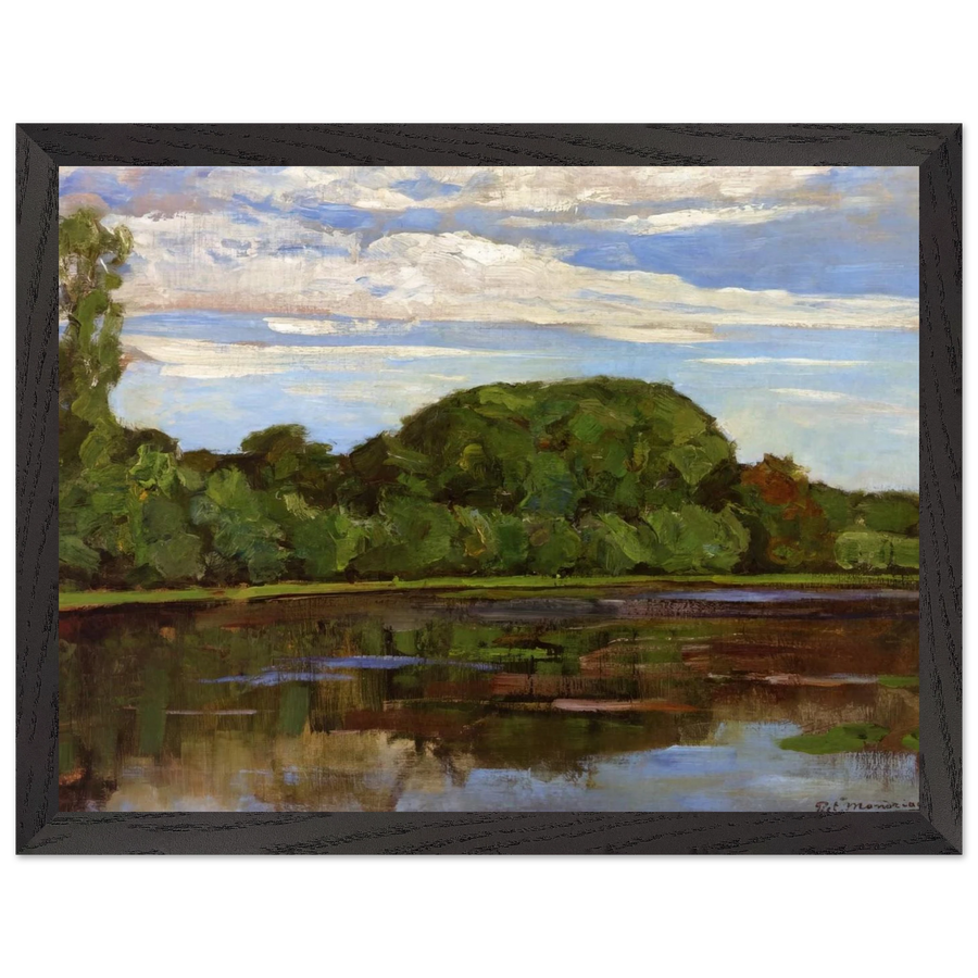 Geinrust Farm with Isolated Tree by Piet Mondrian — Framed art print at Zephyeer