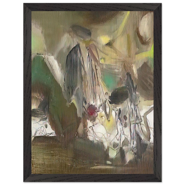 COMPOSITION 1977 by Chu teh Chun — Framed art print at Zephyeer