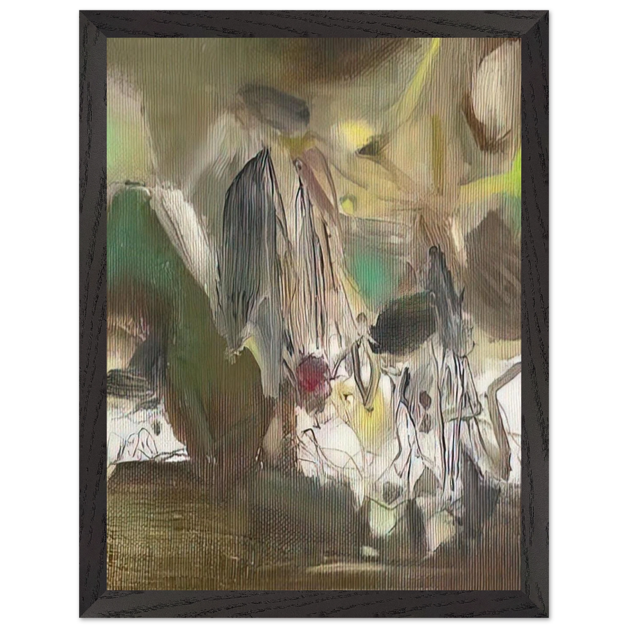 COMPOSITION 1977 by Chu teh Chun — Framed art print at Zephyeer