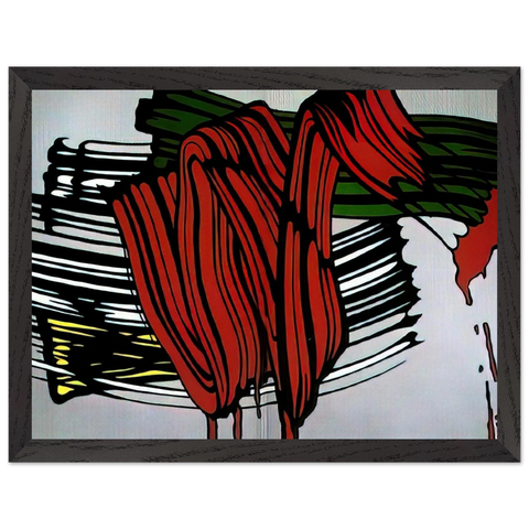 BIG PAINTING NO 6 1965 1 by Roy Lichtenstein — Framed art print at Zephyeer