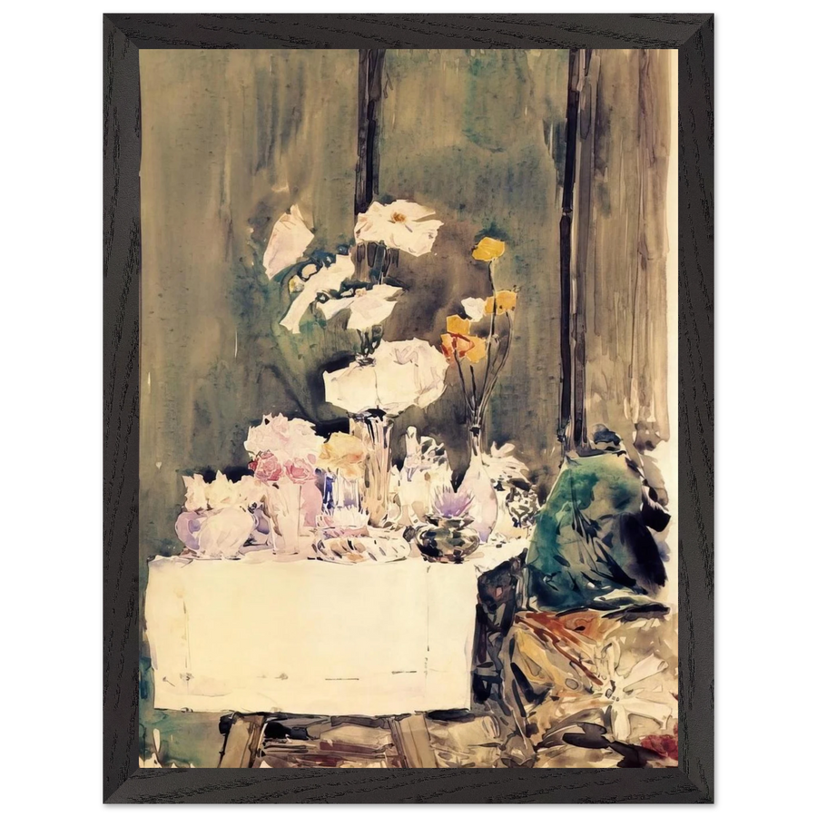 A Favorite Corner by Childe Hassam — Framed art print at Zephyeer