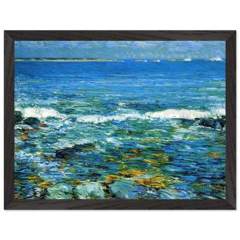 Duck Island from Appledore by Childe Hassam — Framed art print at Zephyeer