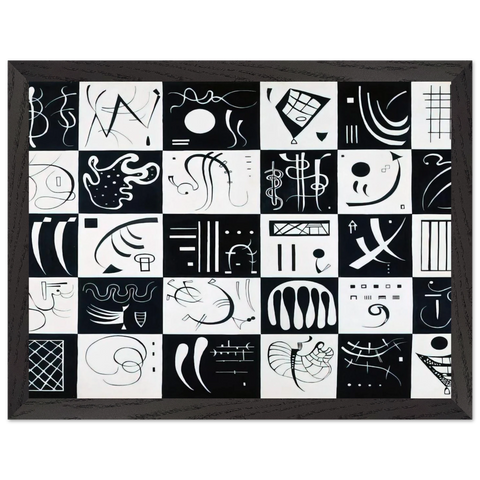 THIRTY 1937 by Wassily Kandinsky — Framed art print at Zephyeer