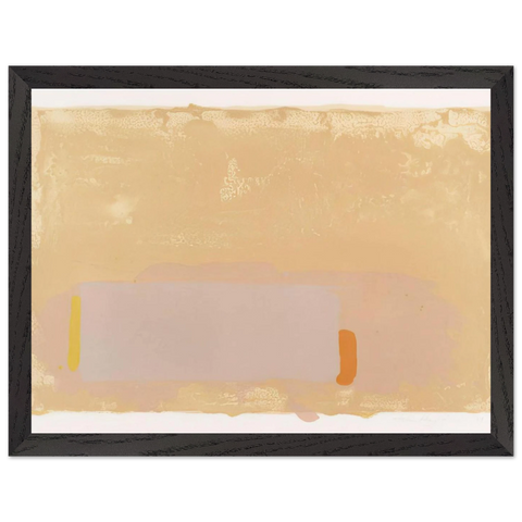 Brown-Beige-Pink - 1971 by John Hoyland — Framed art print at Zephyeer