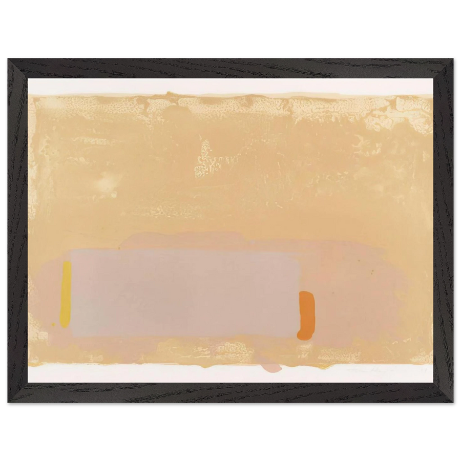 Brown-Beige-Pink - 1971 by John Hoyland — Framed art print at Zephyeer