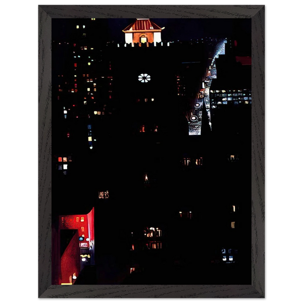 New York Night by Georgia O'Keeffe — Framed art print at Zephyeer