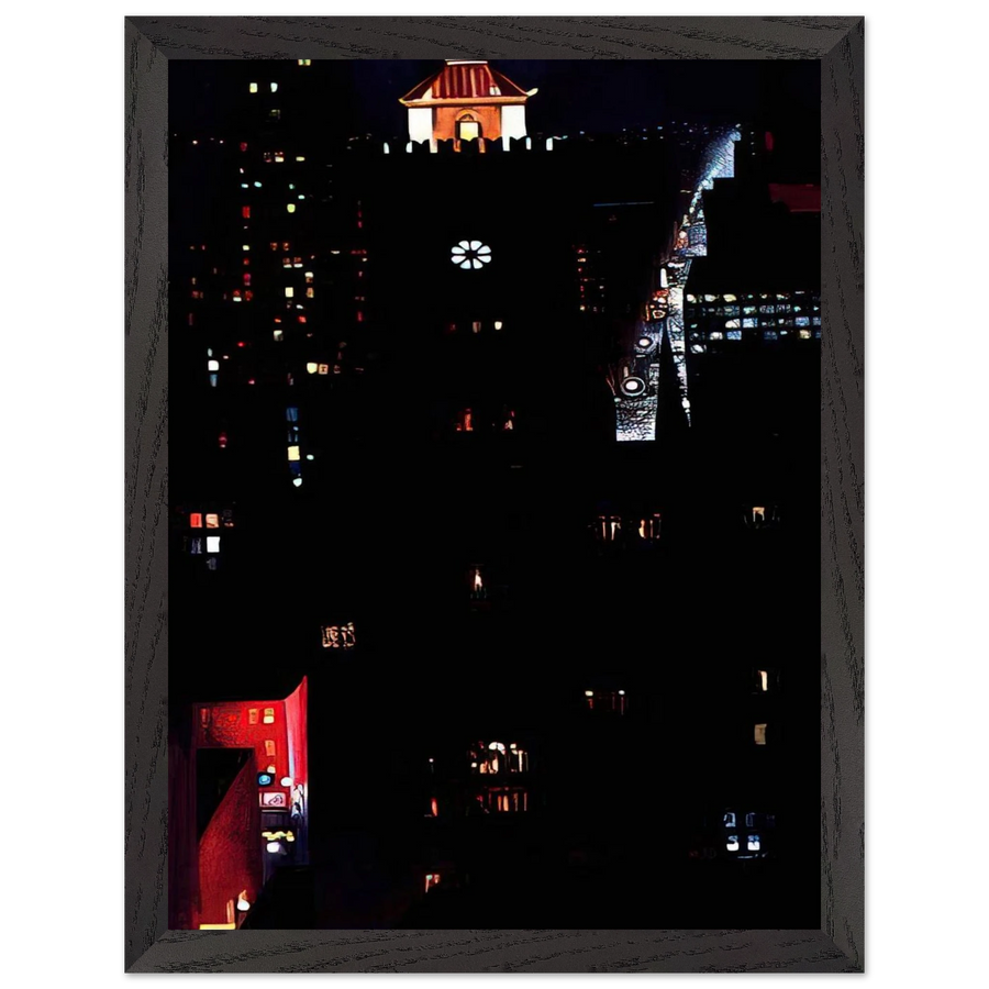 New York Night by Georgia O'Keeffe — Framed art print at Zephyeer