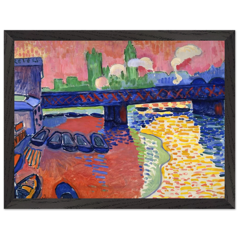 CHARING CROSS BRIDGE 1906 by Andre Derain — Framed art print at Zephyeer