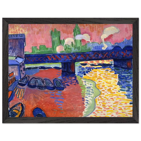 CHARING CROSS BRIDGE 1906 by Andre Derain — Framed art print at Zephyeer