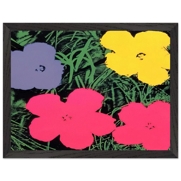 Flowers by Andy Warhol — Framed art print at Zephyeer