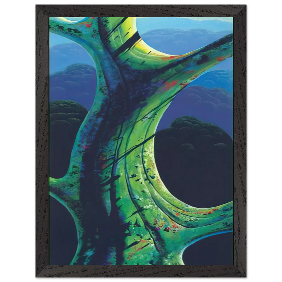 Sky Reach by Eyvind Earle — Framed art print at Zephyeer