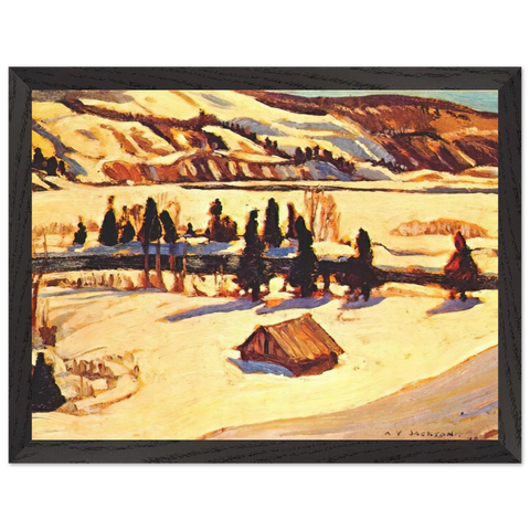 River St. Urbain - 1930 by A.Y. Jackson — Framed art print at Zephyeer