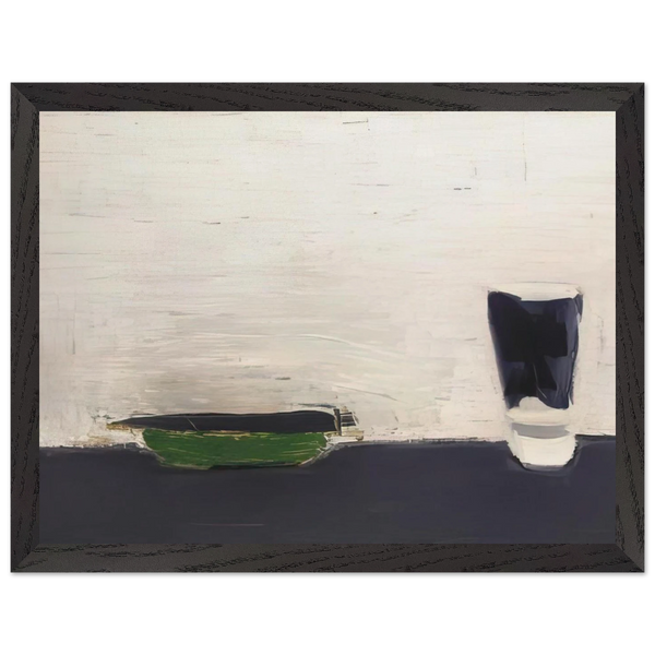 Nature morte au verre - 1954 by Nicolas de Stael — Framed art print at Zephyeer