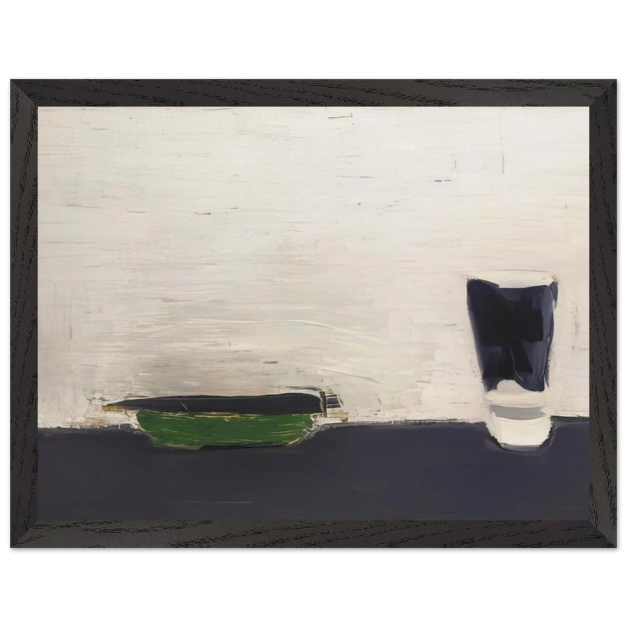 Nature morte au verre - 1954 by Nicolas de Stael — Framed art print at Zephyeer