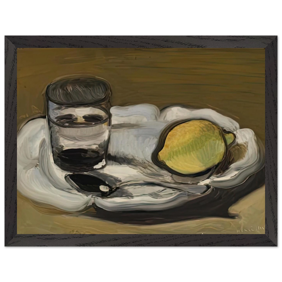 STILL LIFE WITH LEMON 1917 by Henri Matisse — Framed art print at Zephyeer