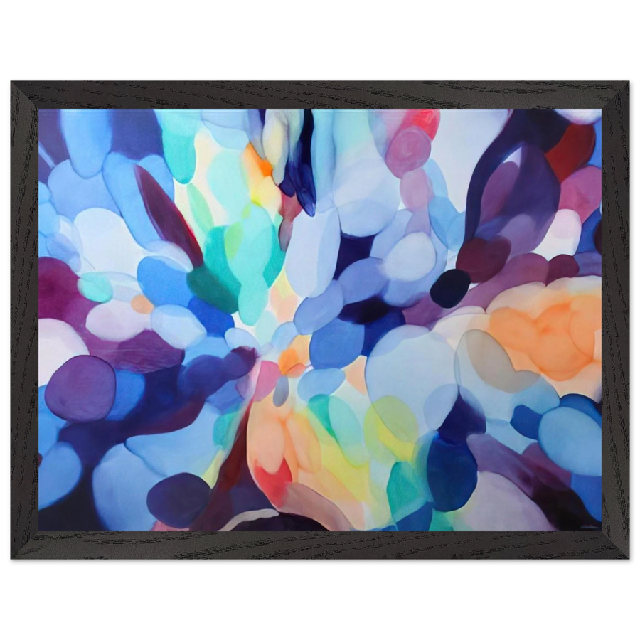 Through Sleep to Orange by Alice Baber — Framed art print at Zephyeer