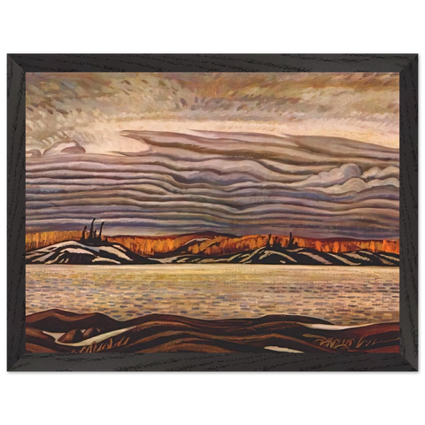 Algoma in November - 1935 by A.Y. Jackson — Framed art print at Zephyeer