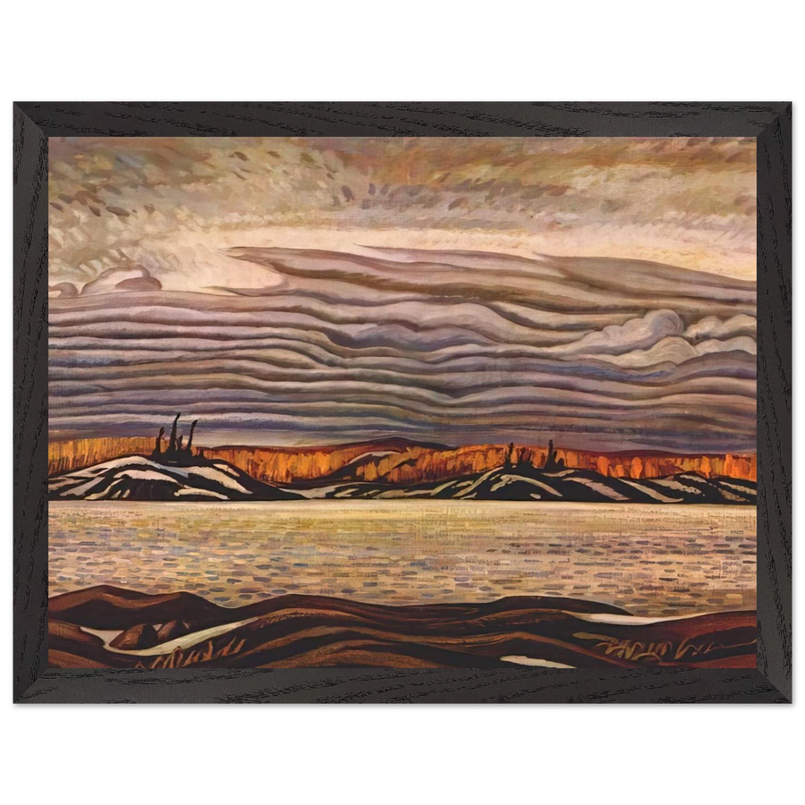 Algoma in November - 1935 by A.Y. Jackson — Framed art print at Zephyeer