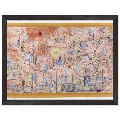 SPARSE FOLIAGE 1934 by Paul Klee — Framed art print at Zephyeer