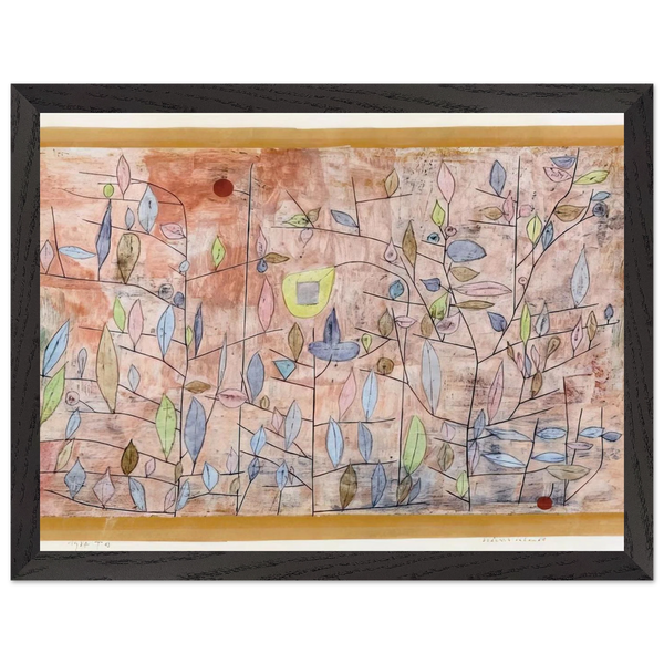 SPARSE FOLIAGE 1934 by Paul Klee — Framed art print at Zephyeer