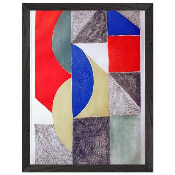 ABSTRACT COMPOSITION by Sonia Delaunay — Framed art print at Zephyeer
