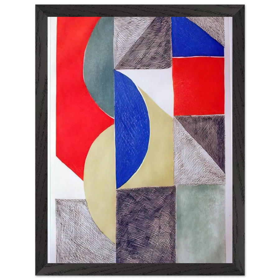 ABSTRACT COMPOSITION by Sonia Delaunay — Framed art print at Zephyeer
