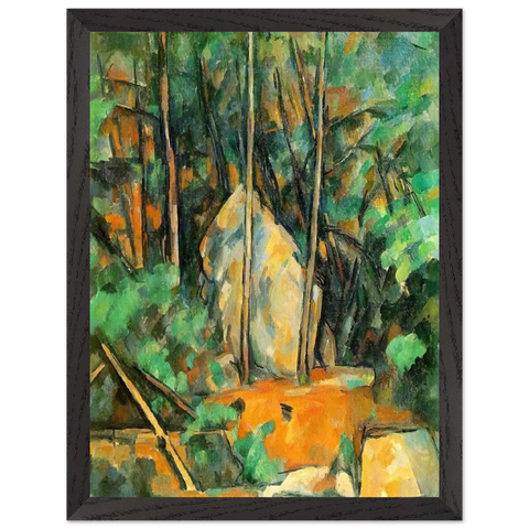 In the Park of Chateau Noir by Paul Cézanne — Framed art print at Zephyeer