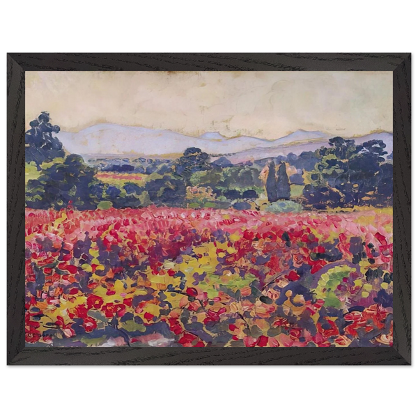 THE VINES IN SAINT CLAIR 1912 by Theo van Rysselberghe — Framed art print at Zephyeer