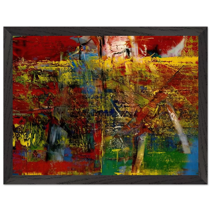 MEDIATION by Gerhard Richter — Framed art print at Zephyeer