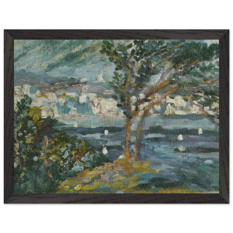 LANDSCAPE CADAQUES 1920 by Salvador Dali — Framed art print at Zephyeer