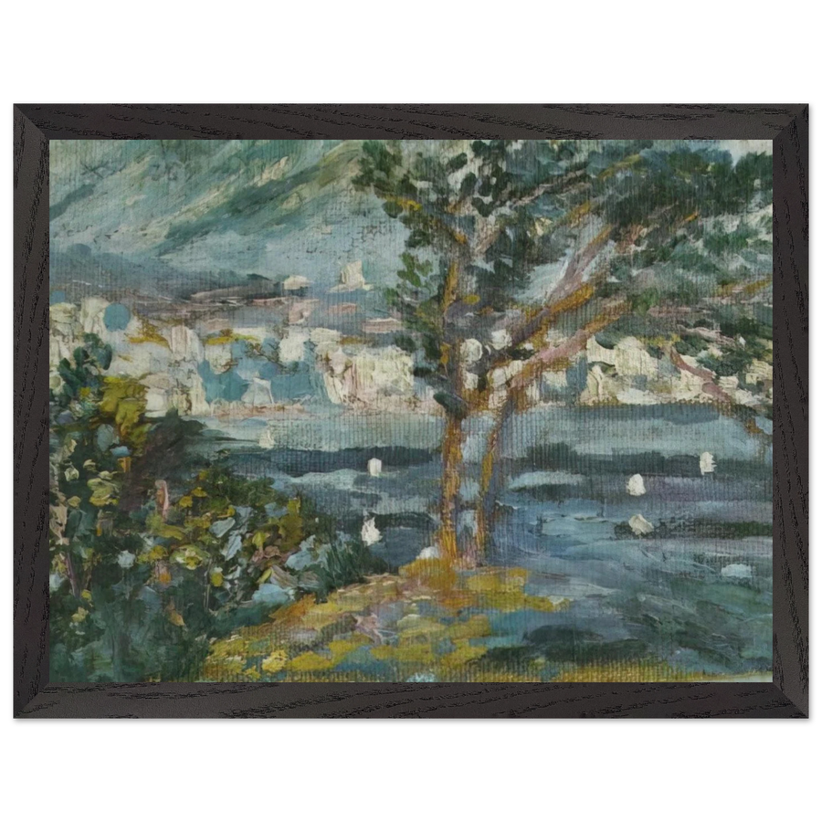 LANDSCAPE CADAQUES 1920 by Salvador Dali — Framed art print at Zephyeer