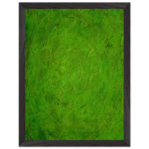 GREEN TARGET by Jasper Johns — Framed art print at Zephyeer