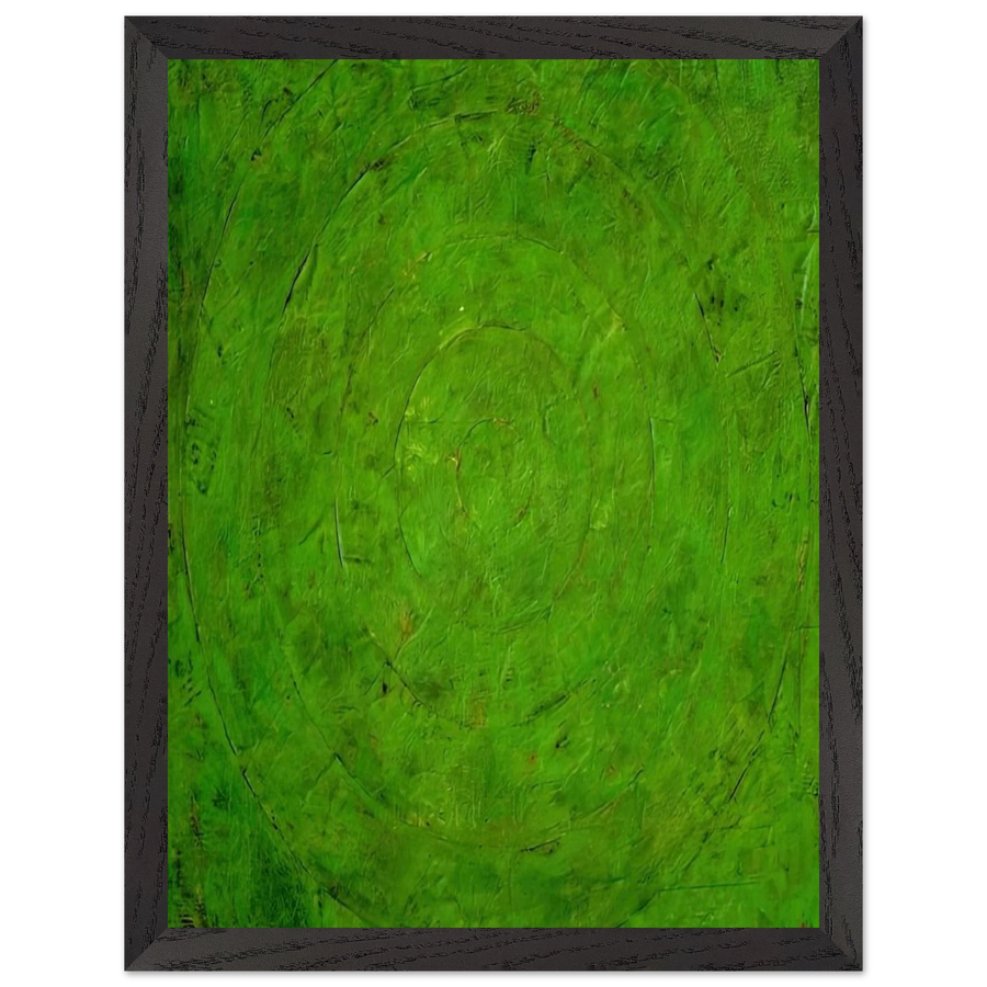 GREEN TARGET by Jasper Johns — Framed art print at Zephyeer