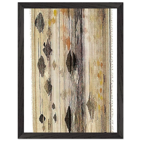 FLOATING SHAPES 1958 by Lenore Tawney — Framed art print at Zephyeer
