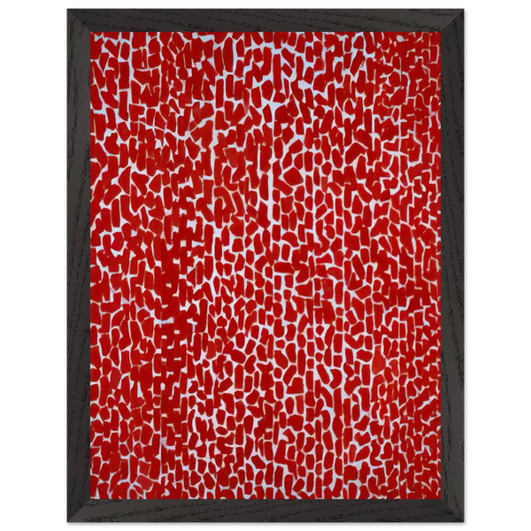RED ROSE CANTATA 1973 by Alma Woodsey Thomas — Framed art print at Zephyeer