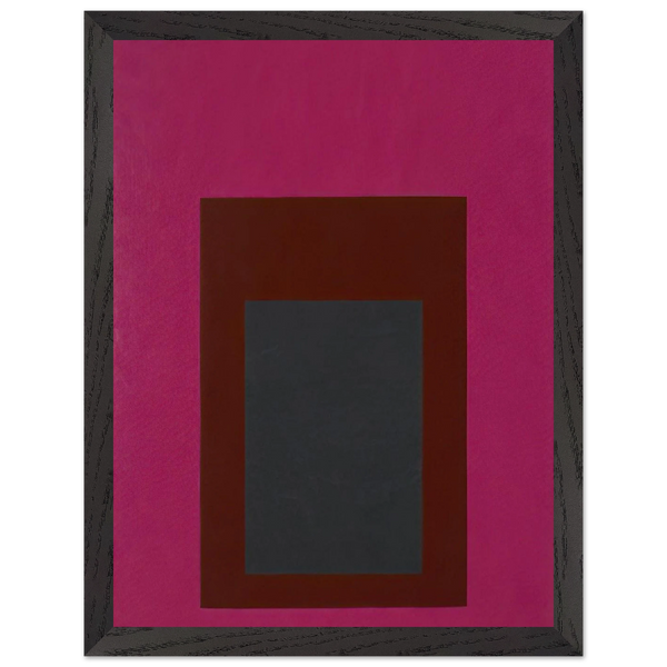 HOMAGE TO THE SQUARE GUARDED 1952 by Josef Albers — Framed art print at Zephyeer