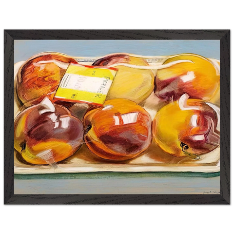 PEACHES 1971 by Janet Fish — Framed art print at Zephyeer
