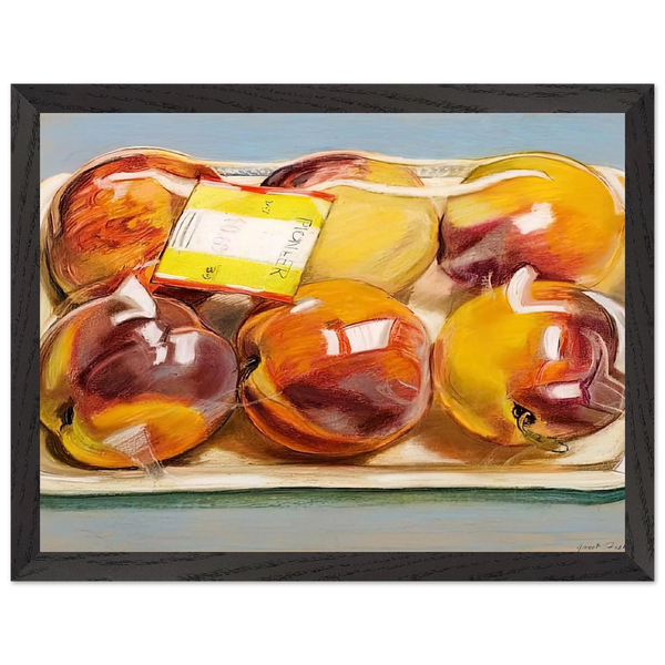 PEACHES 1971 by Janet Fish — Framed art print at Zephyeer