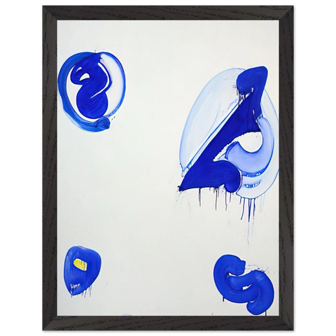 Blue Balls V by Sam Francis — Framed art print at Zephyeer