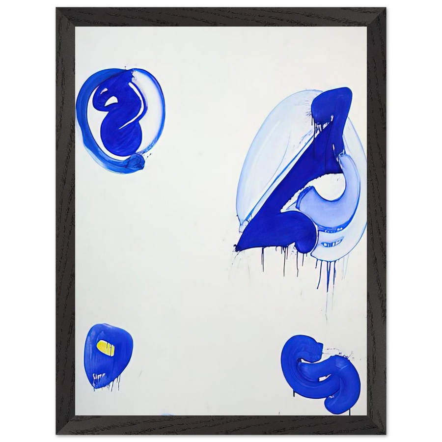 Blue Balls V by Sam Francis — Framed art print at Zephyeer