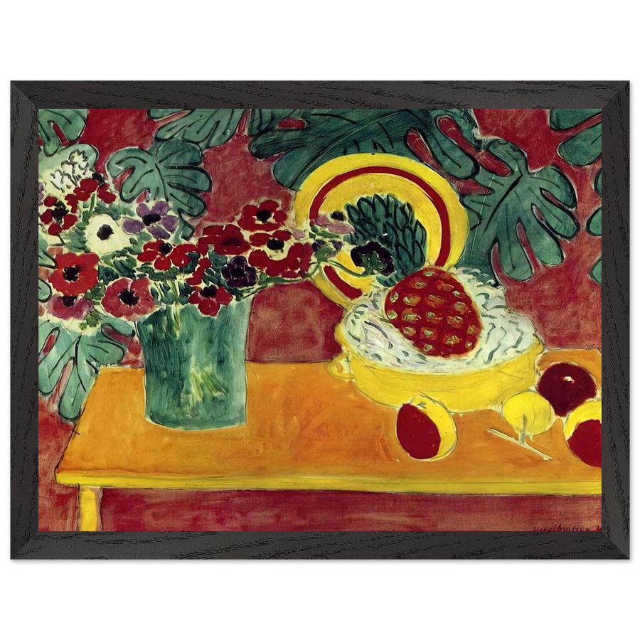 PINEAPPLE AND ANEMONES 1940 by Henri Matisse — Framed art print at Zephyeer