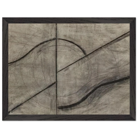 Drawing Based Upon the Breath by Allan Kaprow — Framed art print at Zephyeer