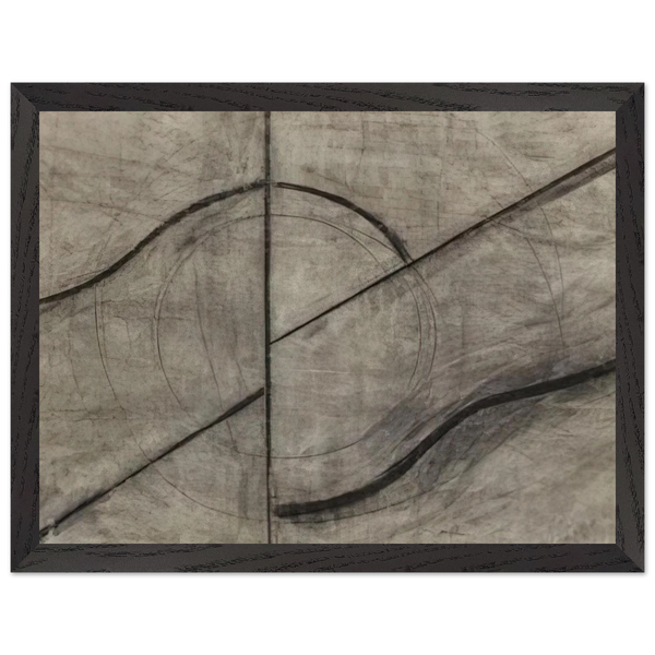 Drawing Based Upon the Breath by Allan Kaprow — Framed art print at Zephyeer