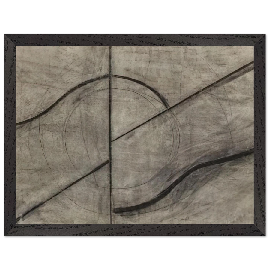 Drawing Based Upon the Breath by Allan Kaprow — Framed art print at Zephyeer