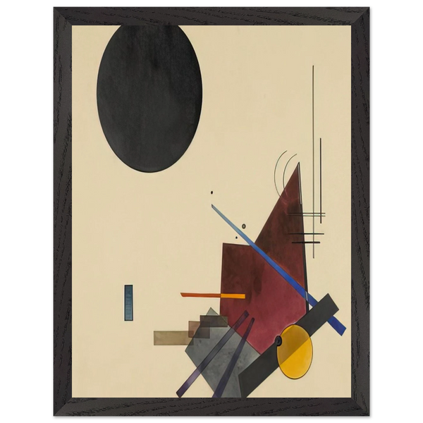 BLACK RELATIONSHIP 1924 by Wassily Kandinsky — Framed art print at Zephyeer