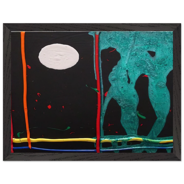 Watching 20-1-07 - 2007 by John Hoyland — Framed art print at Zephyeer